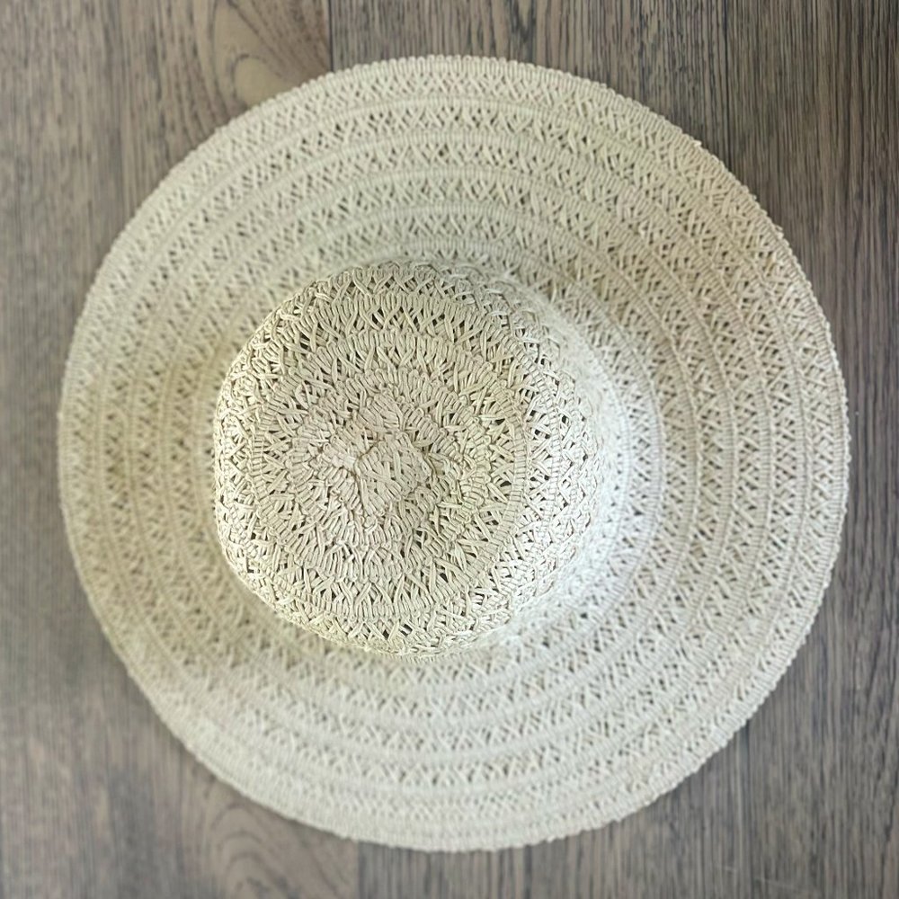 J Crew Summer Straw Hat OS